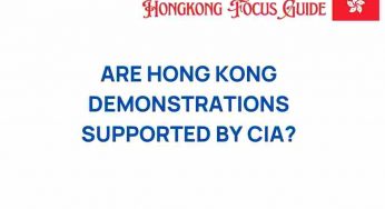 Are Hong Kong Demonstrations Secretly Funded by the CIA?