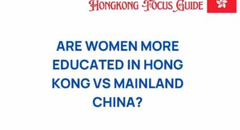 Are Women More Educated in Hong Kong Compared to Mainland China?